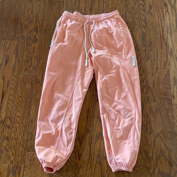 Coral Nike dri fit joggers - Picture 1 of 5